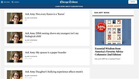 ask amy chicago tribune|ask amy advice online.